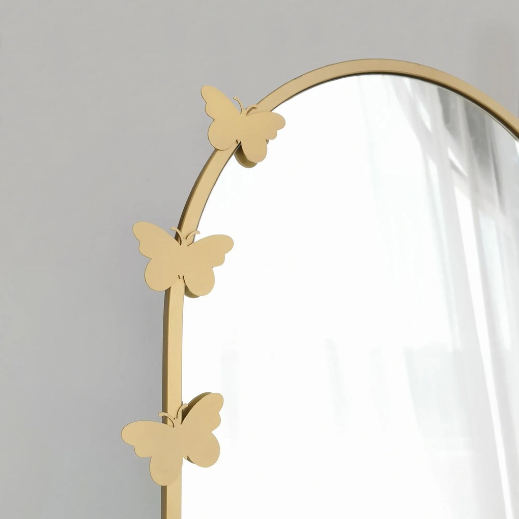 Espelho de Pé Portal – Dourado Mate – 65x180x1,5 cm