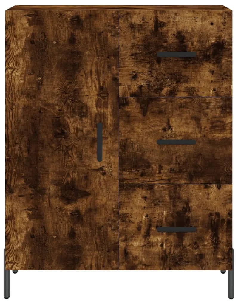 Aparador 69,5x34x90 cm derivados de madeira cor carvalho fumado