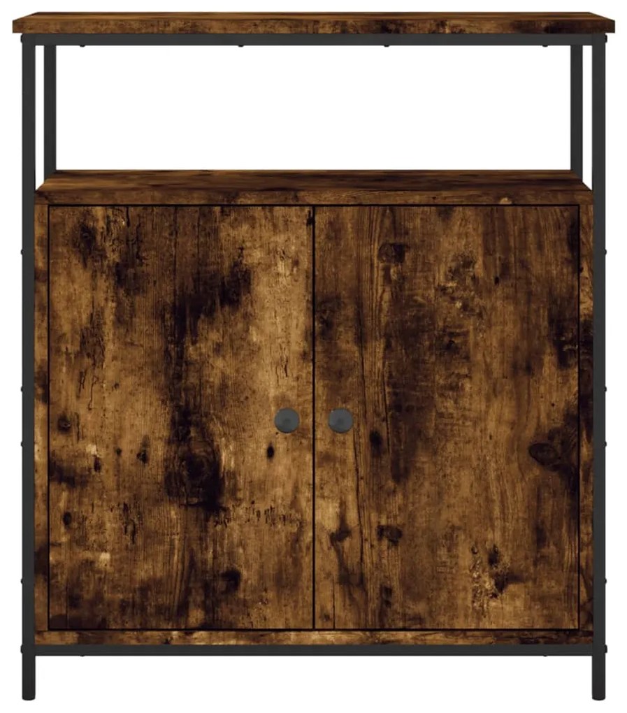 Aparador 70x30x80 cm derivados de madeira cor carvalho fumado