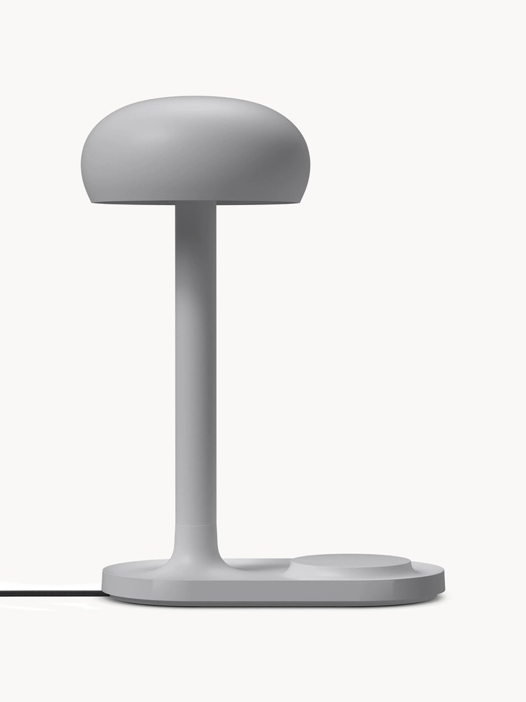 Candeeiro de mesa LED pequeno e regulável com estação de carregamento Emendo