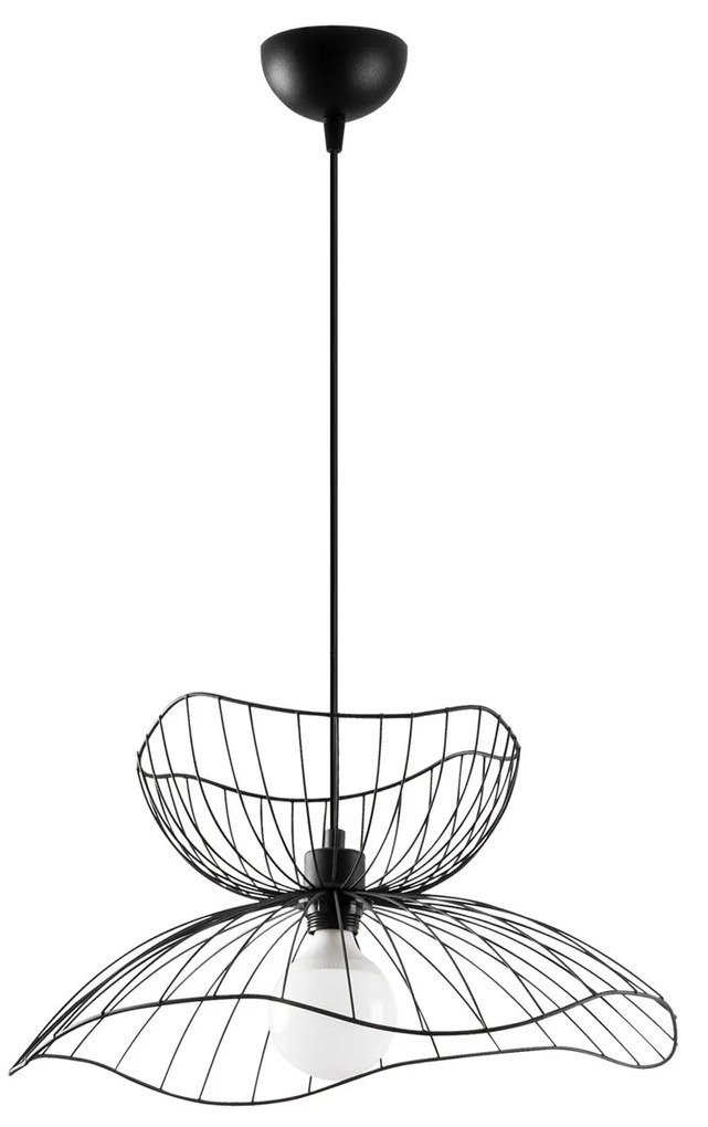 Candeeiro Farac – Preto – 50 x 50 cm