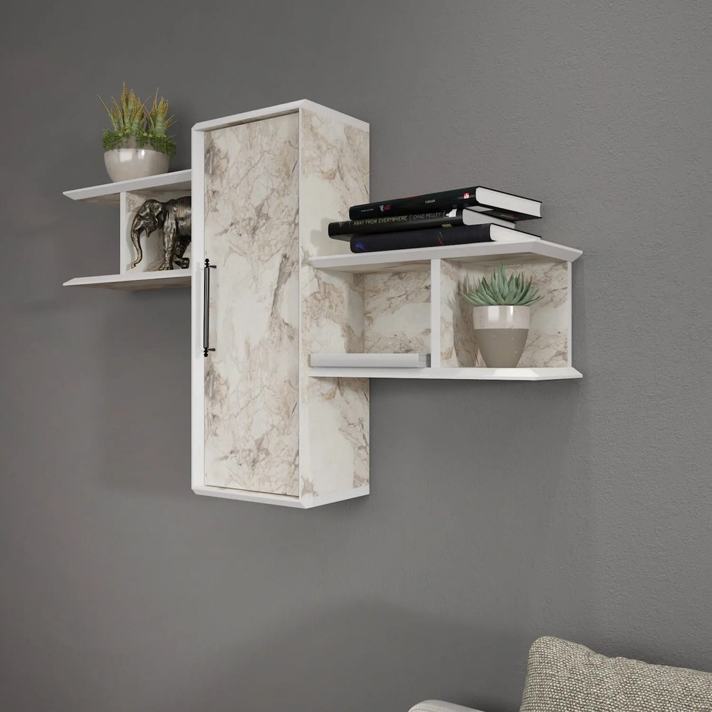 Prateleira de Parede Olida – Branco – 118,6 x 35 x 51,8 cm