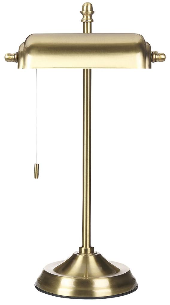 Candeeiro de mesa em metal dourado 52 cm MARAVAL Beliani