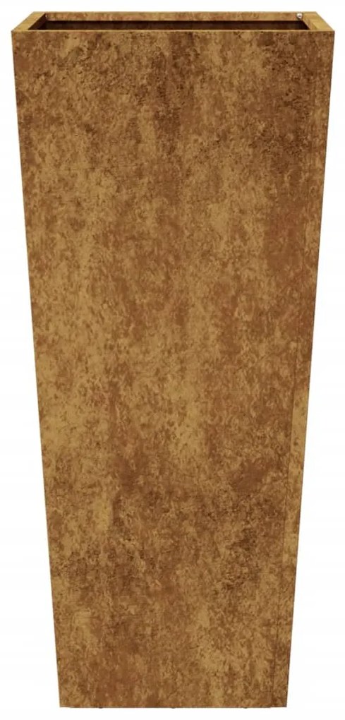 Plantador de Jardim 35x35x75 cm aço resistente às intempéries