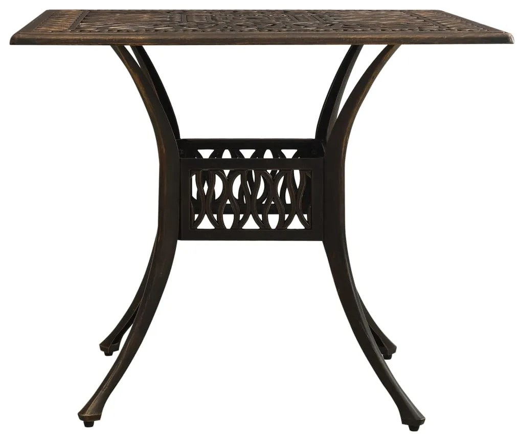 5 pcs conjunto bistrô alumínio fundido bronze