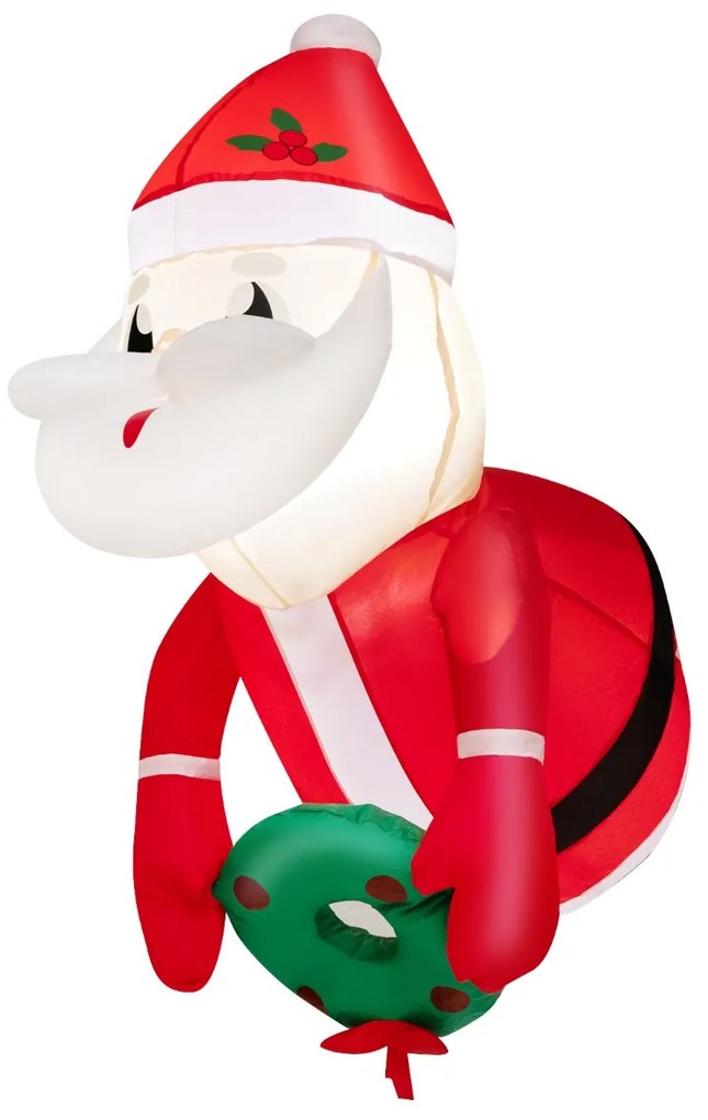 Árvore de Natal artificial de 136 cm com luzes e 180 luzes LED brancas quentes