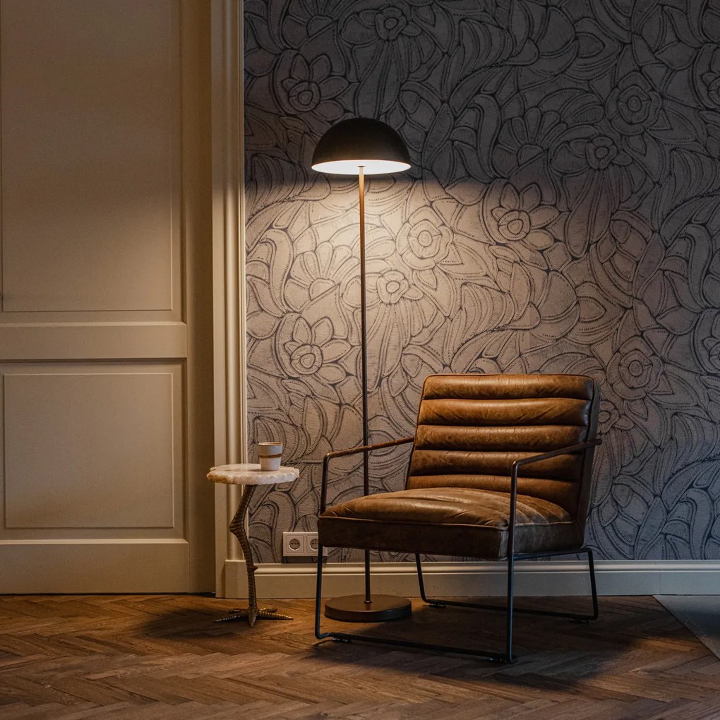 Candeeiro de pé exterior bronze escuro recarregável com dimmer 3 passos - Keira