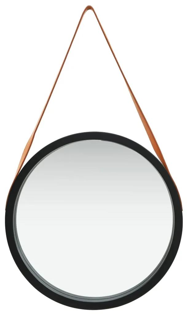 Espelho de Parede Rachelli - Preto - Design Retro