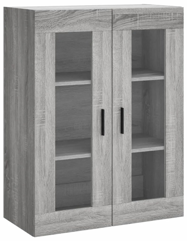 Armário alto 69,5x34x180 cm derivados de madeira sonoma cinza