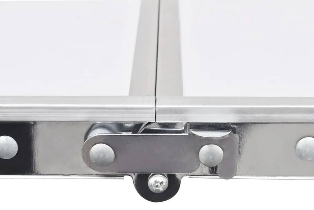 Conj. mesa campismo dobrável c/ 6 bancos altura ajust. 180x60cm