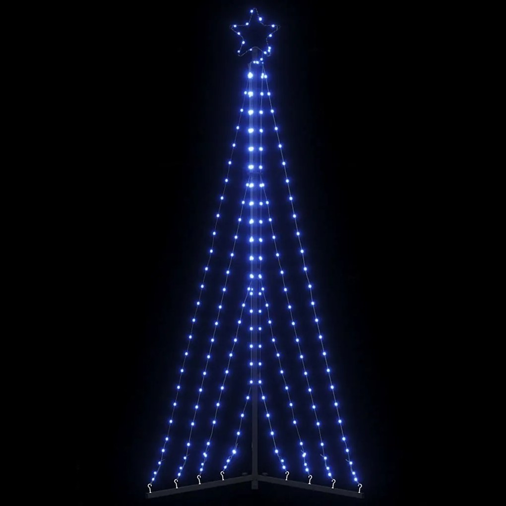 vidaXL LED Árvore de Natal 339 LEDs Azul 187 cm