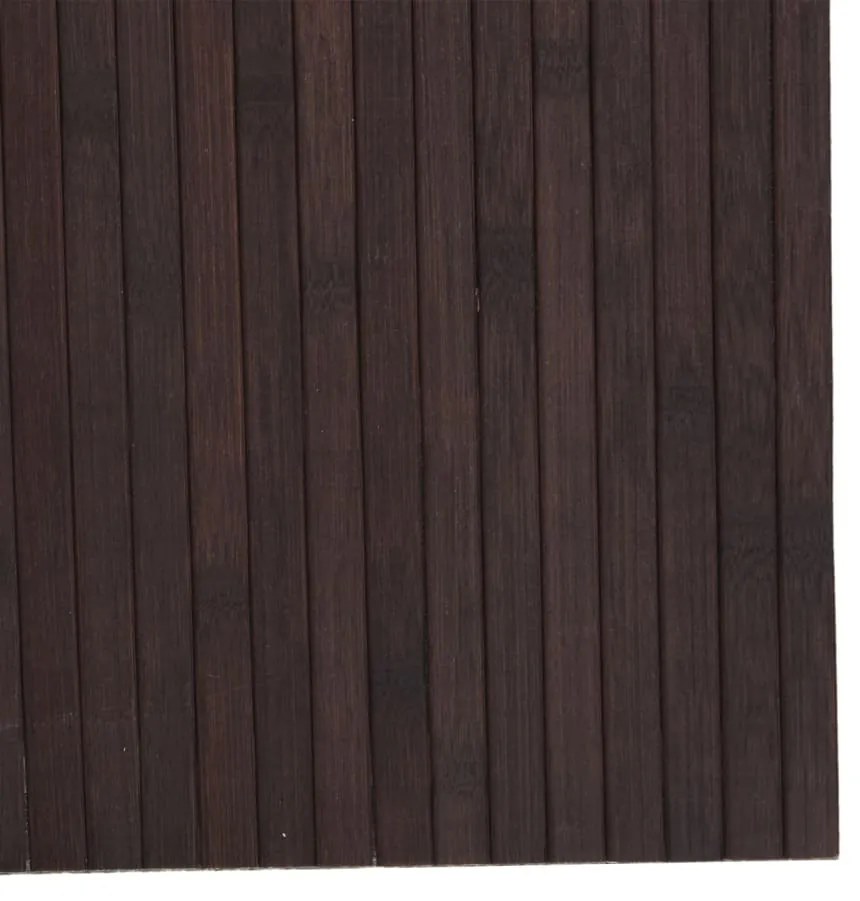 Divisória 165x800 cm bambu castanho-escuro