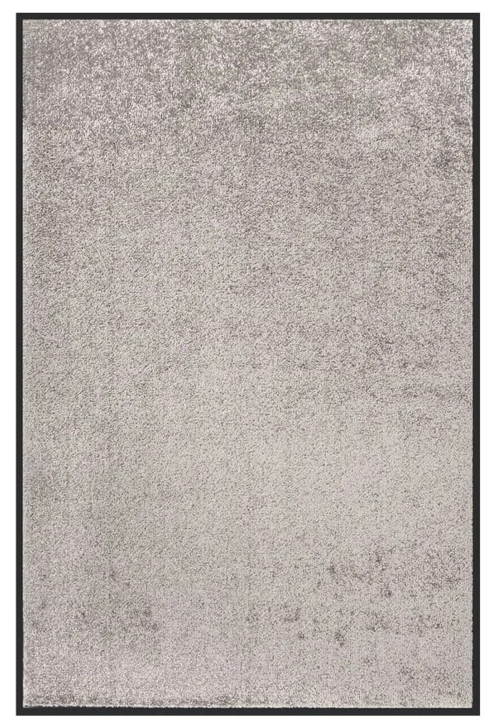 Tapete de porta 80x120 cm cinzento