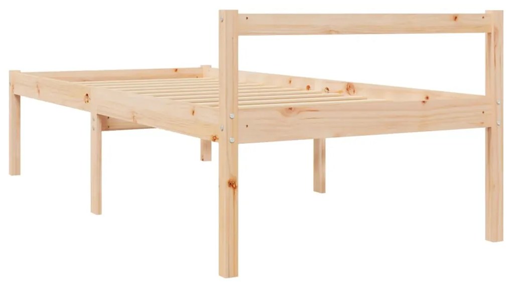 Cama para idosos 100x200 cm pinho maciço