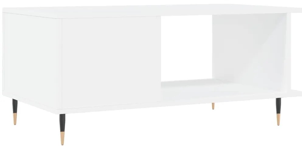 Mesa de centro 90x50x40 cm madeira processada branco