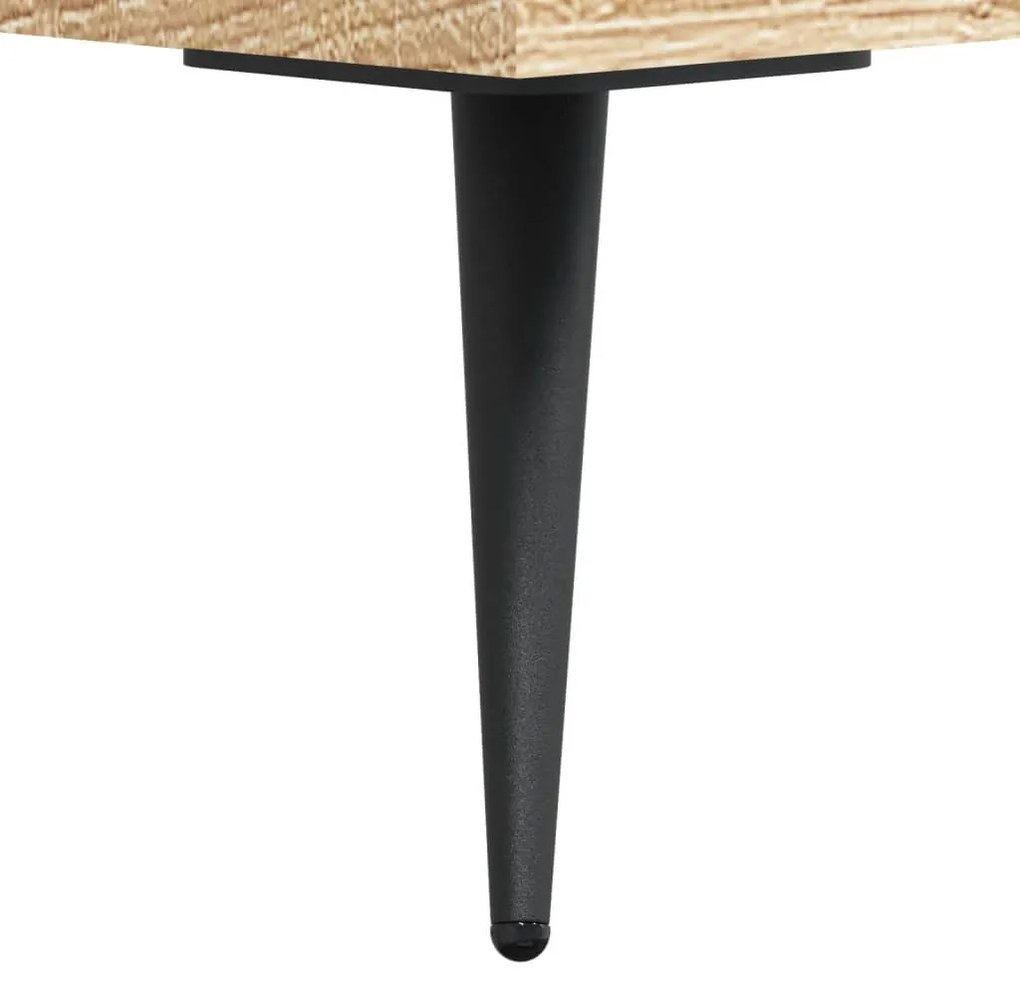 Mesa cabeceira 40x40x50 cm derivados de madeira carvalho sonoma