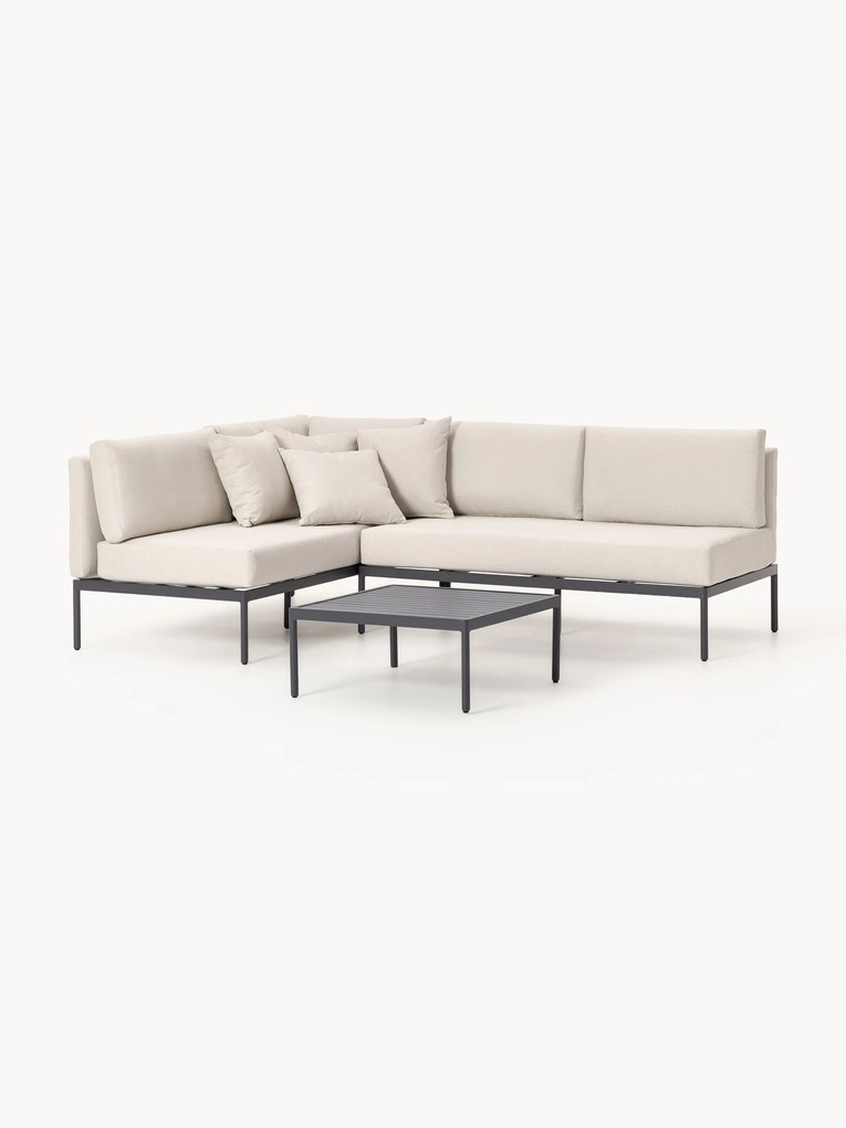 Conjunto lounge de jardim Linden, conjunto de 2