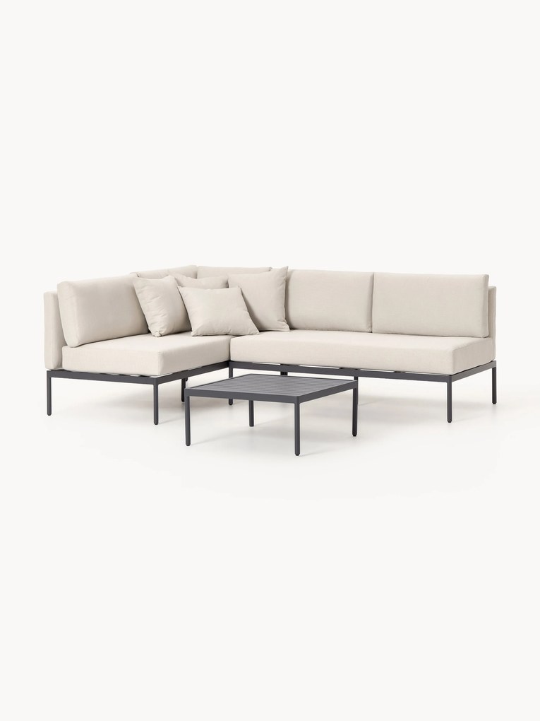 Conjunto lounge para jardim Linden, conjunto de 2