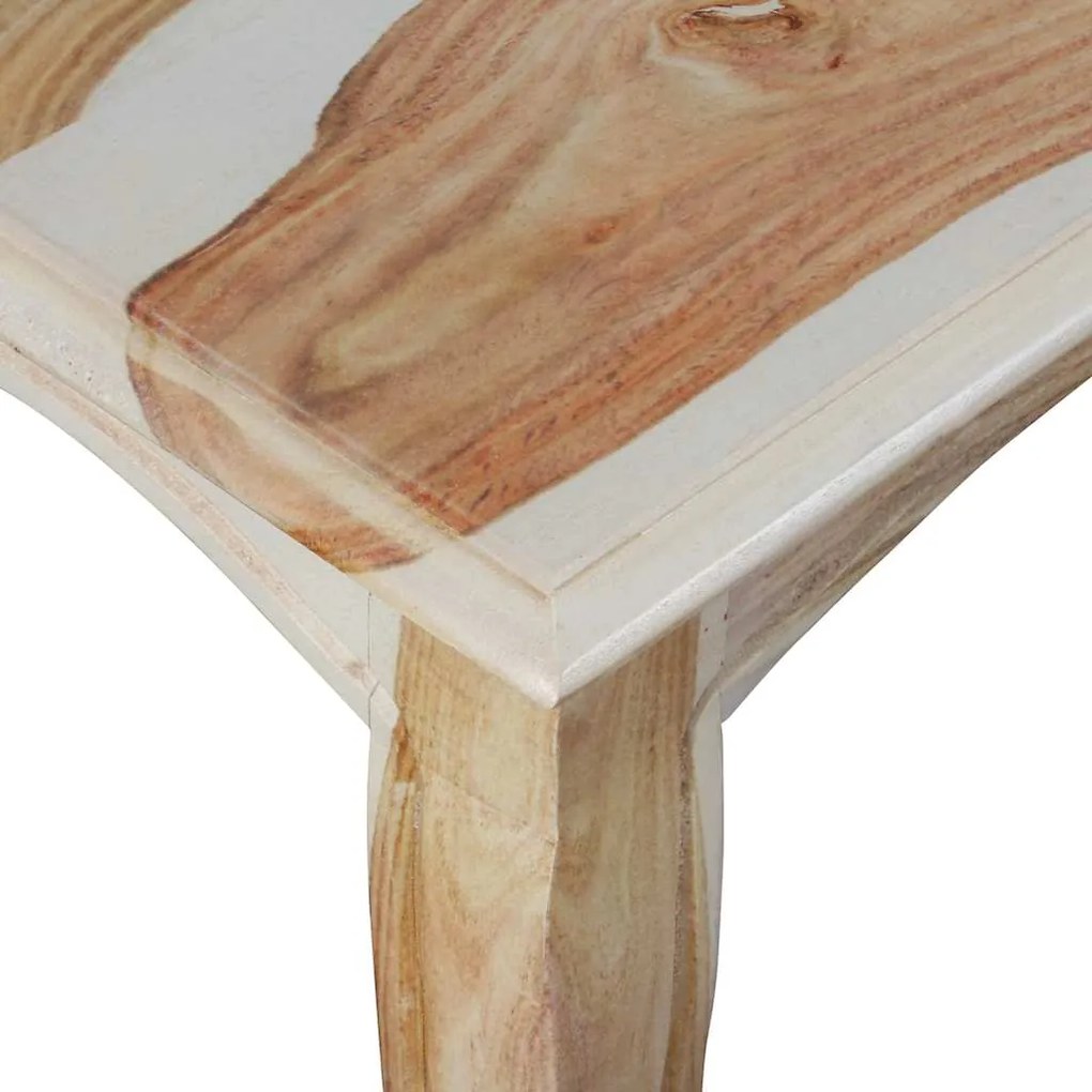 Mesa consola c/ 3 gavetas 110x40x76 cm madeira acácia maciça