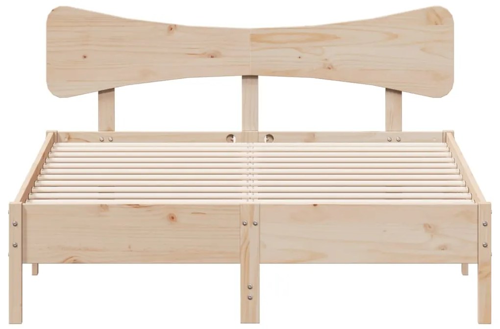 Cama sem colchão 120x190 cm madeira de pinho maciça