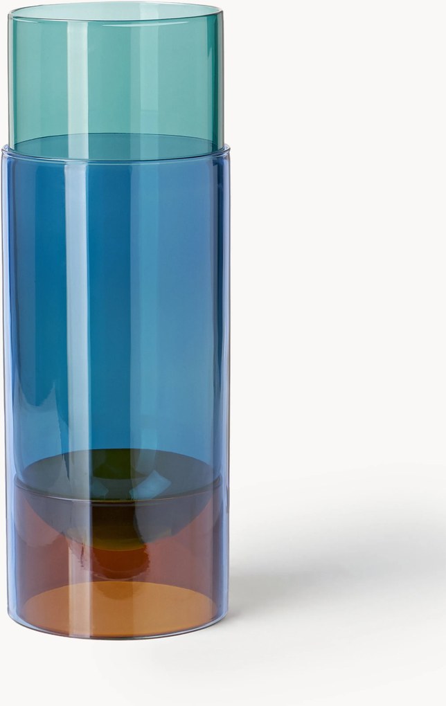 Jarra artesanal artesanal Bouquet Tube, Alt 27 cm