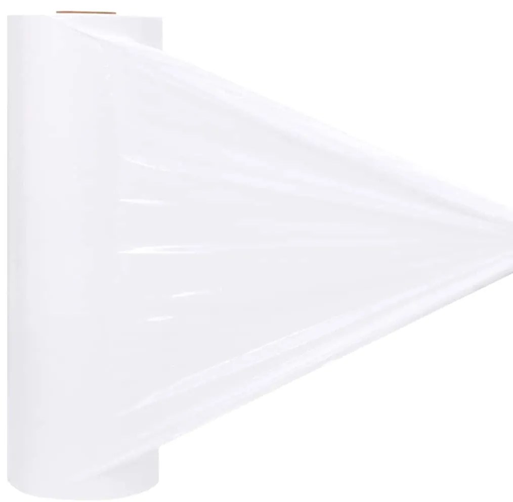 Película extensível agrícola branco 25 µm 50 cm x 1800 m