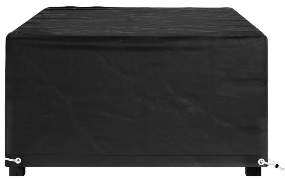 Capa p/ mobiliário de jardim 8 ilhós 125x70x35 cm retangular