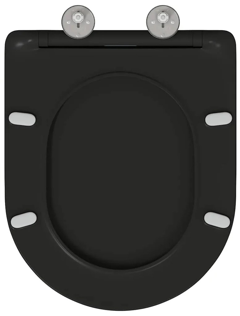 Assento de Vaso Sanitário com Liberação Rápida - Duroplast, Preto