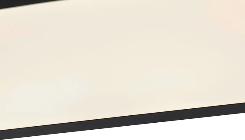 Candeeiro de Teto Moderno Preto 120 cm com LED Dimmer to Warm - Liv