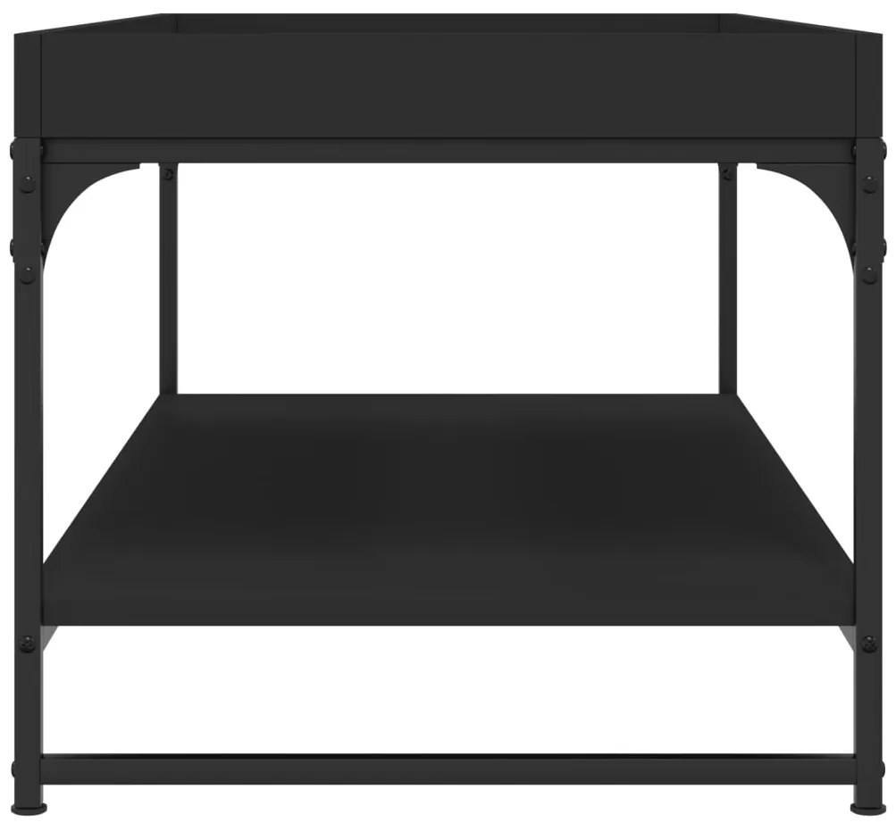 Mesa de centro 100x49x45 cm derivados de madeira preto