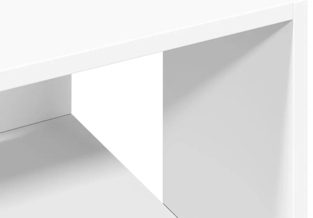 Mesa de centro 89,5x48x30 cm derivados de madeira branco