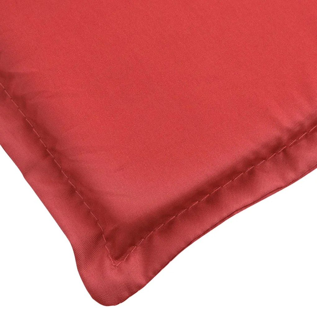 Almofadão p/ espreguiçadeira 200x50x3 cm tecido oxford vermelho