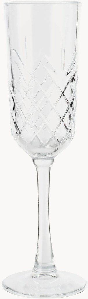Flutes de champanhe Line, conjunto de 4