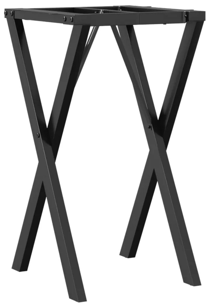 Pernas para mesa de jantar estrutura em X aço