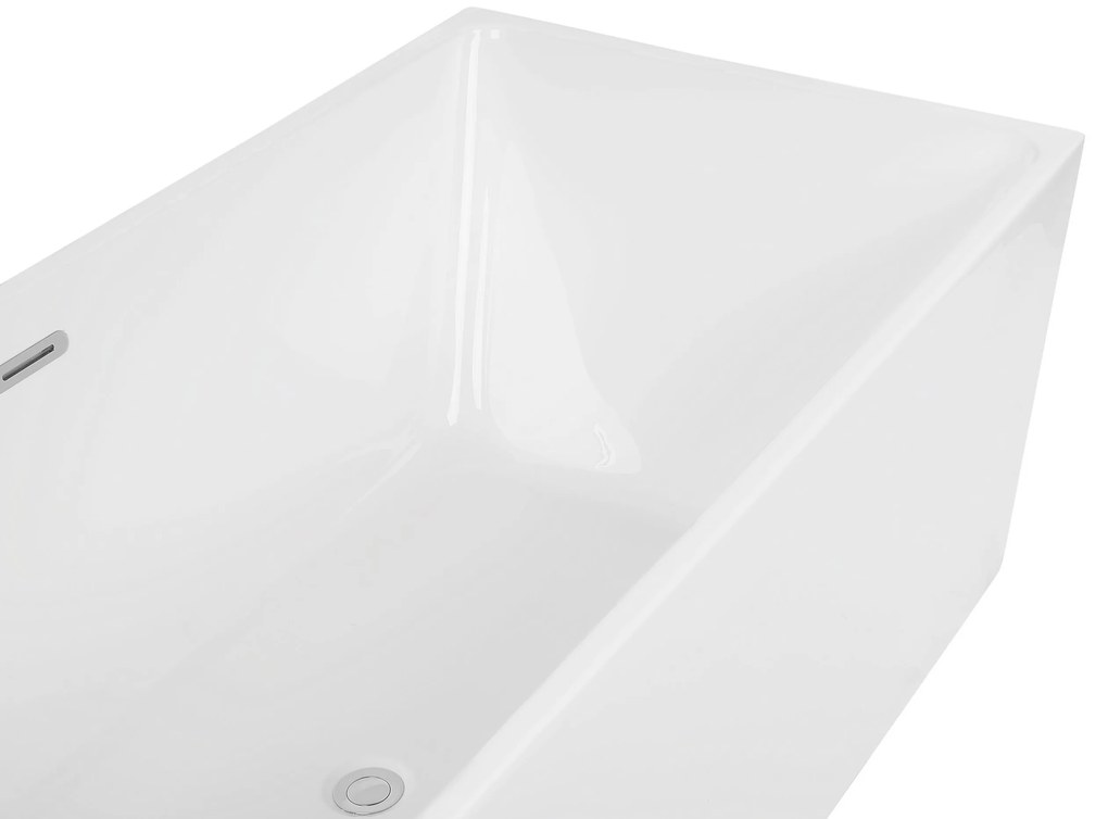 Banheira autónoma em acrílico branco 170 x 81 RIOS Beliani
