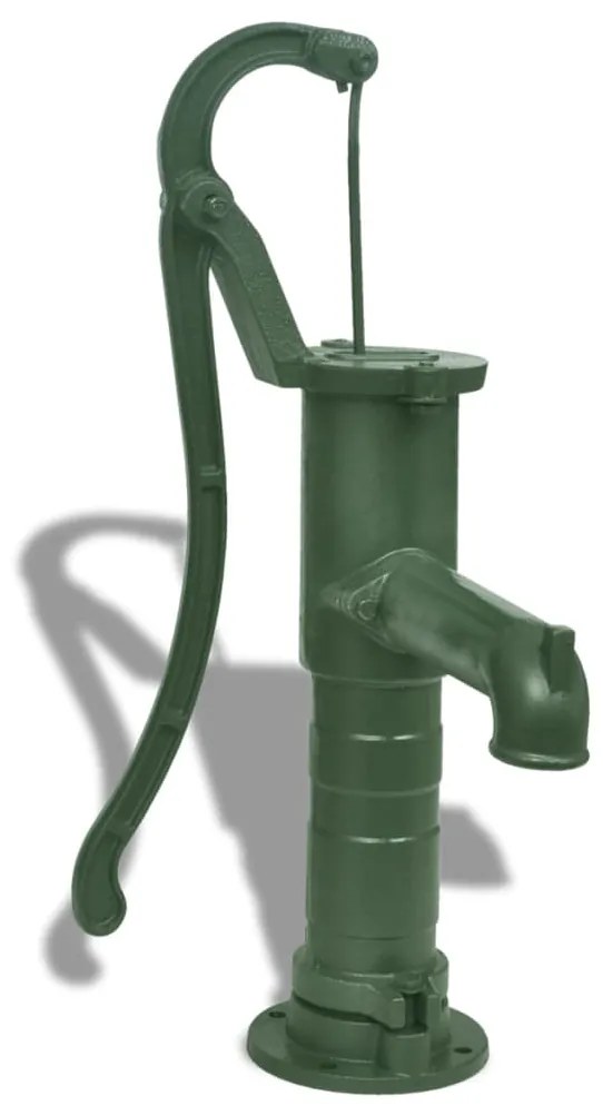 vidaXL Bomba de água manual para jardim em ferro fundido