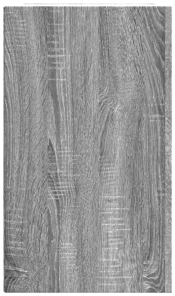 Armário parede 75x35x60 cm derivados de madeira cinzento sonoma