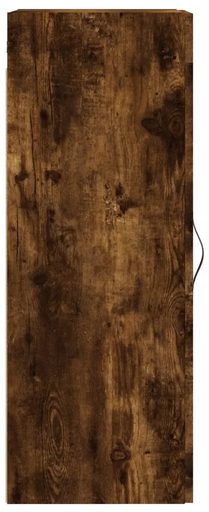 Armário parede 34,5x34x90 cm derivados madeira carvalho fumado