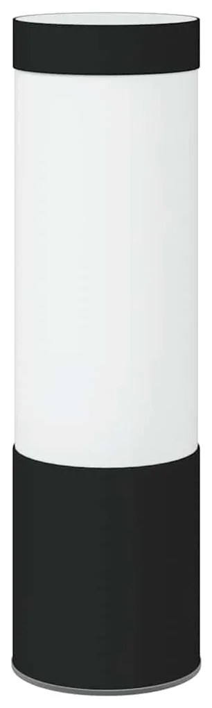 Luzes de Parede Externas vidaXL 2 pcs Aço Inoxidável Preto IP44