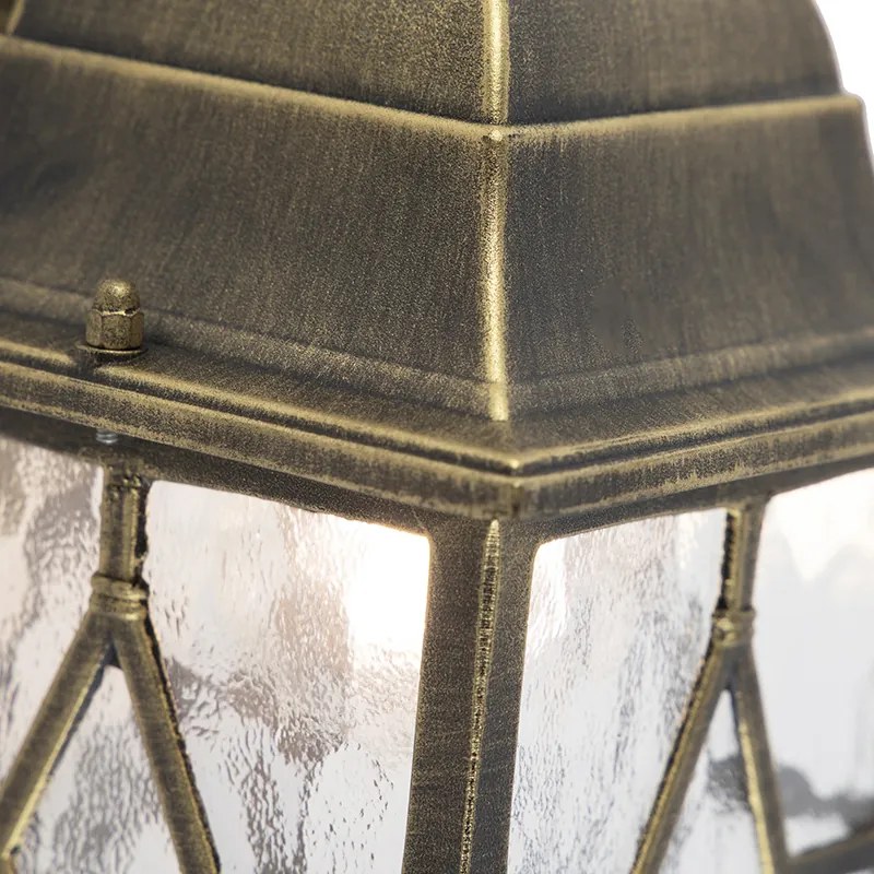 Candeeiro de parede exterior inteligente romântico bronze incl. Wifi A60 - London