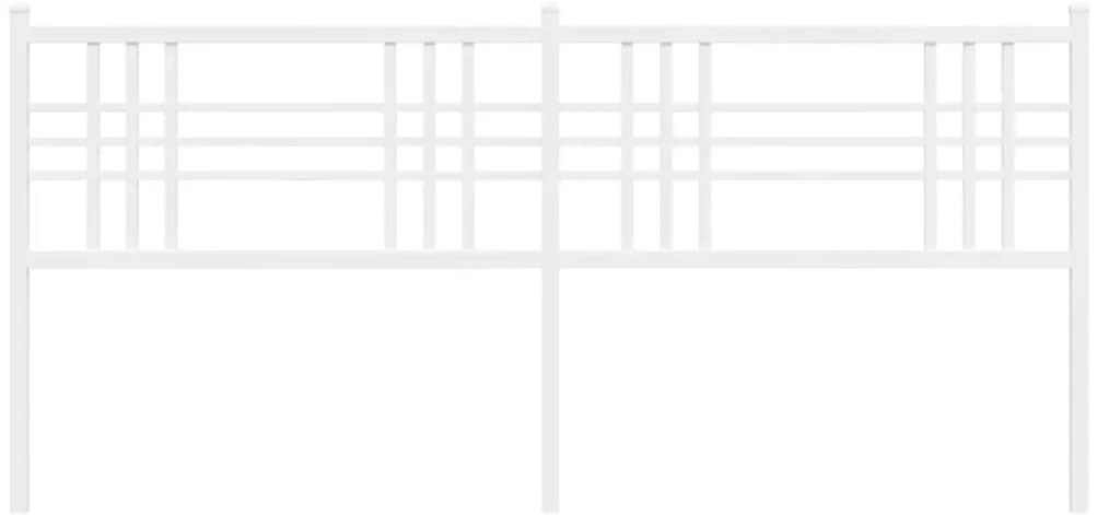 Cabeceira de cama 180 cm metal branco