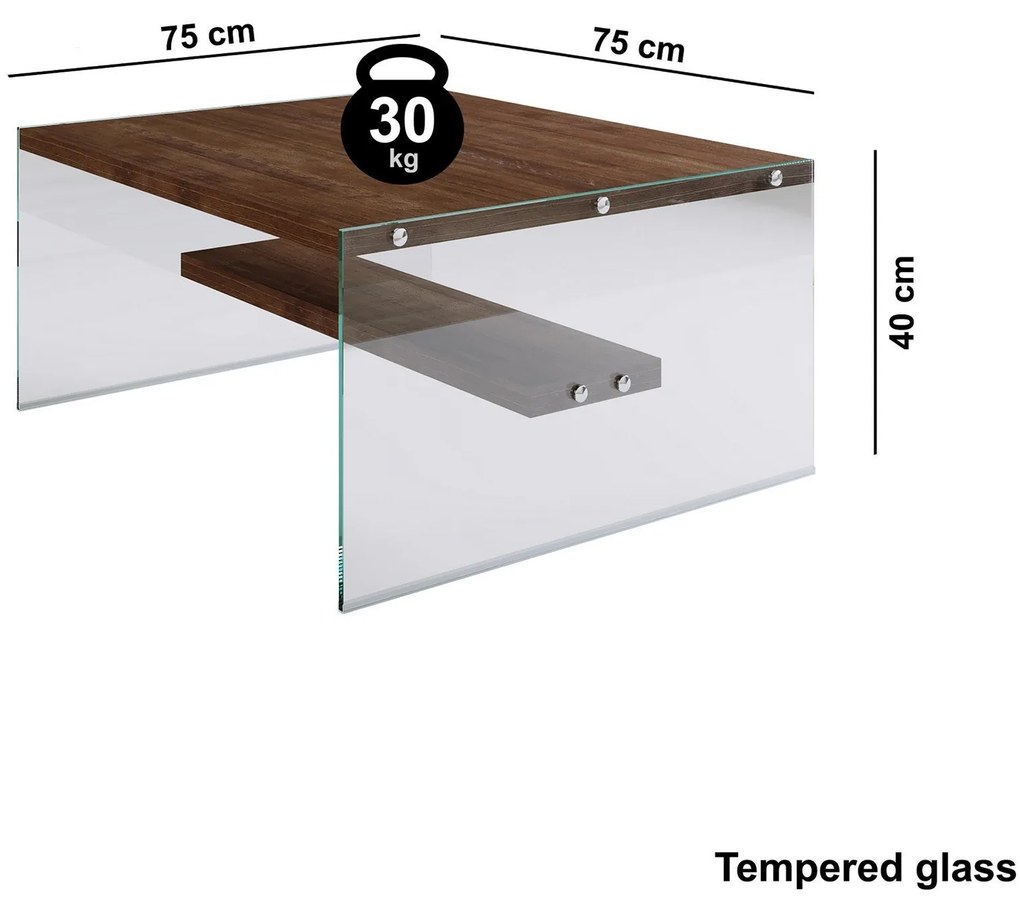 ****
Mesa de Centro S100 – Nogueira – 75 cm x 40 cm x 75 cm
**