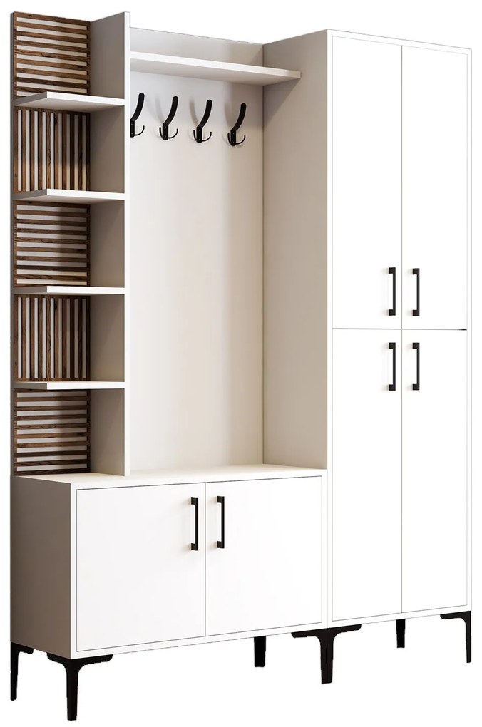 Hall Stand Viyana DA – Branco – 150x200x35 cm