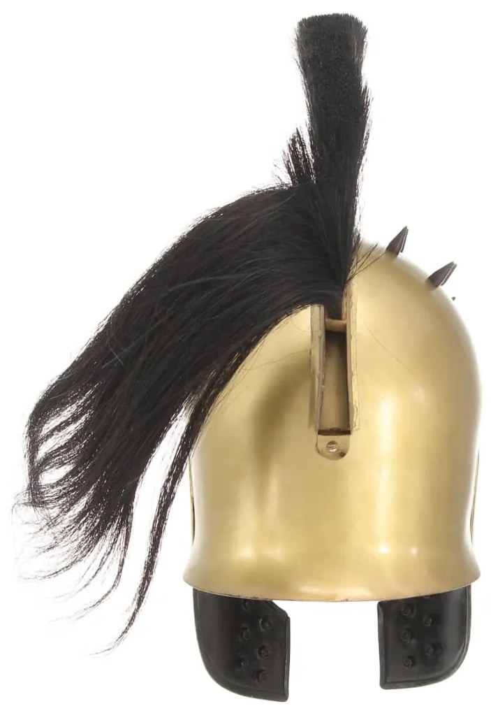Capacete de soldado grego réplica LARP aço bronze