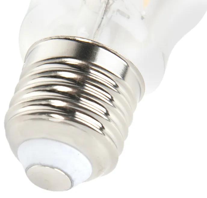 Conjunto de 5 lâmpadas de filamento LED reguláveis E27 A60 5W 470lm 2700K