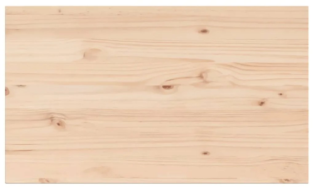 Tampos de mesa retangulares 3 pcs 80x47x1,7 cm pinho maciço