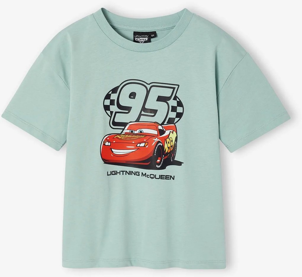 T-shirt de mangas curtas Carros azul-acinzentado