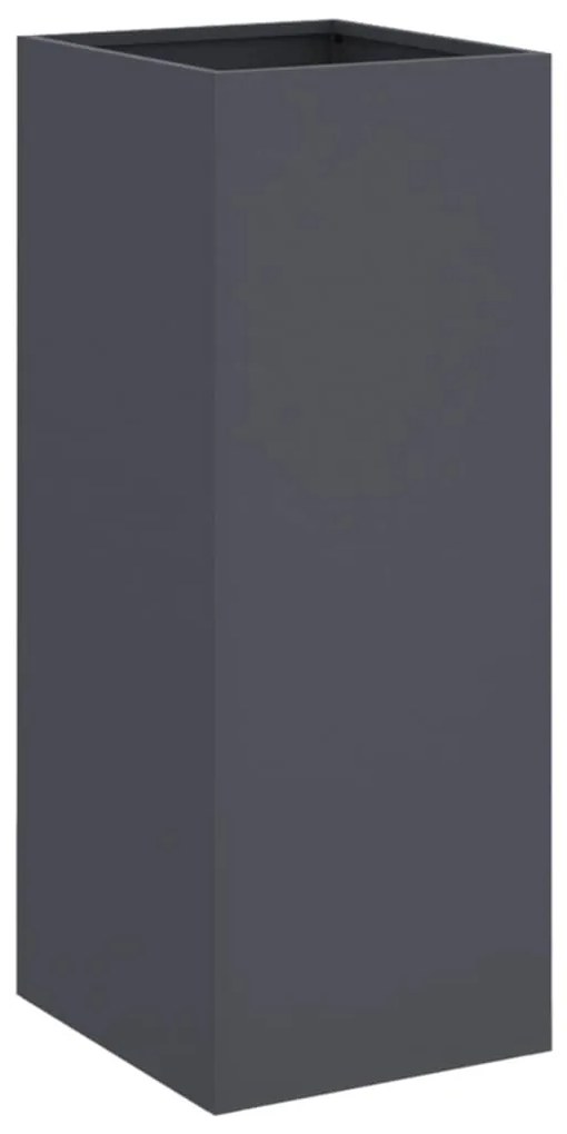 Vaso/floreira 32x29x75 cm aço antracite