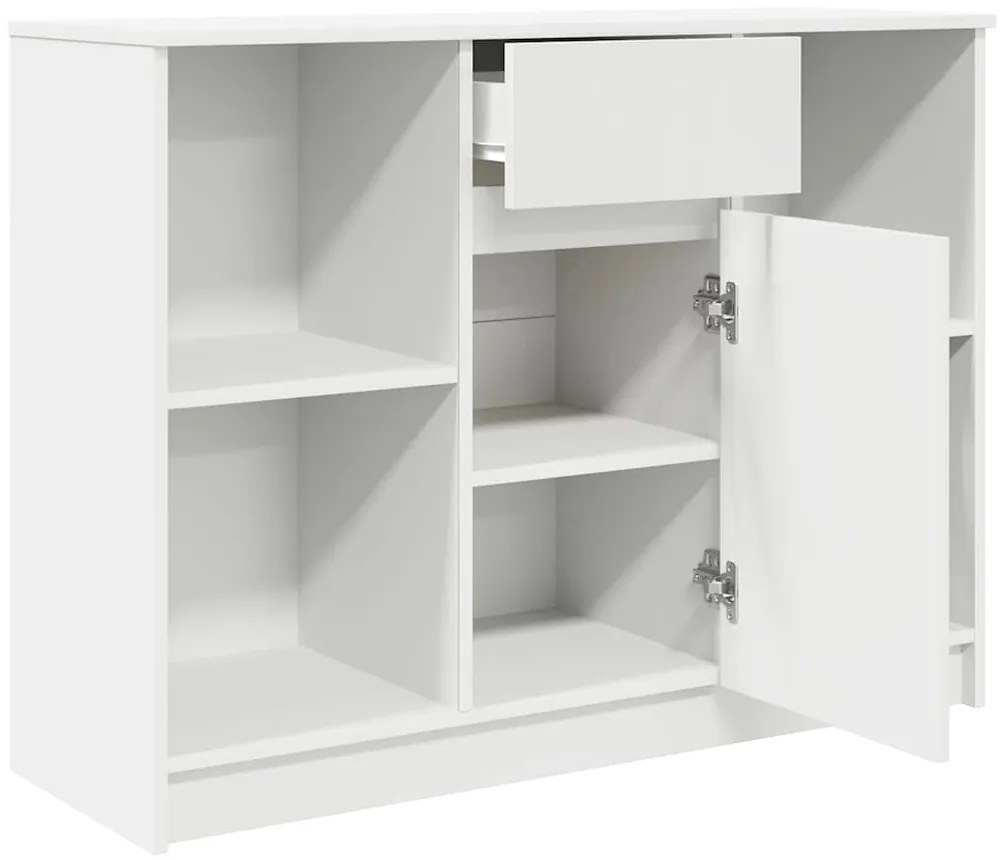 Aparador c/ gaveta 101x35x76 cm derivados de madeira branco