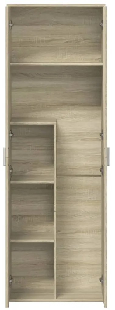 Aparador alto 60x35x180 cm derivados de madeira carvalho sonoma